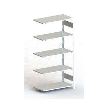 Lagerregal, Anbaufeld, S3 Clip 80, HxBxT 2000x1006x536mm, Fachl. 80kg