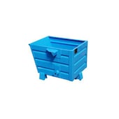 Kippbehälter, HxLxB 600x800x600mm, 0, 3m³, Tragl. 500kg, Füße, Vollblech