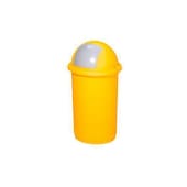 Wertstoffsammler, 1x50l, HxØ 760x410mm, Korpus Kunststoff pastellgelb
