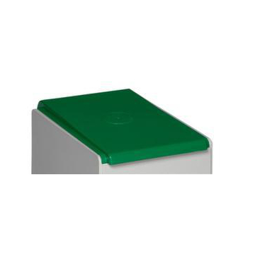 Deckel, f. Wertstoff-Sammelbox 40l, Polystyrol, grün, Aufpreis