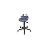 Hocker,Sitz H 630-890mm,Sitz blau,Gestell schwarz,Lift schwarz,Gleiter