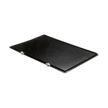Verschlussdeckel,PP,f. Euronormbehälter,f. Behälter LxB 600x400mm,schwarz
