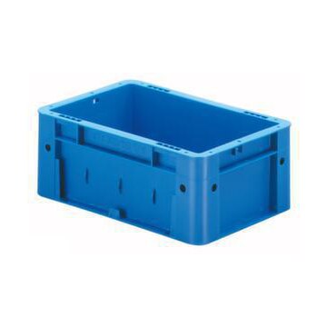 Euronorm-Stapelbehälter, HxLxB 120x300x200mm, 4, 1l, PP, blau