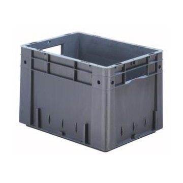Euronorm-Stapelbehälter, HxLxB 270x400x300mm, 23, 3l, PP, grau