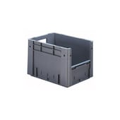 Euronorm-Stapelbehälter, HxLxB 270x400x300mm, 23, 3l, PP, grau