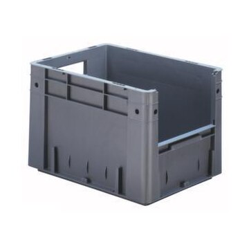 Euronorm-Stapelbehälter, HxLxB 270x400x300mm, 23, 3l, PP, grau