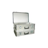 Alu-Transportbox, HxLxB 170x440x660mm, 36l, alu-natur, Wände geschlossen