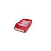 Regalkasten, HxBxT 95x180x300mm, PP, rot