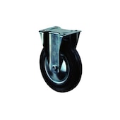 Bockrolle, Tragl. 250kg, Vollgummi-Bereifung, ØxB 250x50mm, Rollenlager