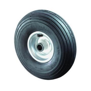 Rad, Tragl. 130kg, Luft m. Rillenprofil, ØxB 260x85mm, Naben L 75mm