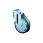 Lenkrolle, Tragl. 80kg, TPE-Bereifung, ØxB 100x30mm, Kugellager