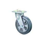 Lenkrolle, Tragl. 150kg, Elastik-Bereifung, ØxB 100x40mm, Kugellager