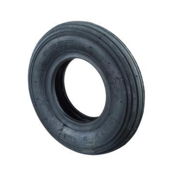 Decke, f. Rad, f. Rad Ø 200mm, m. Rillenprofil, schwarz