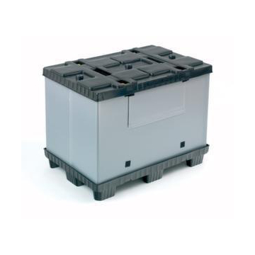 Paletten-Faltbox,620l,HxLxB 900x1200x800mm,PP/PE,9 Füße