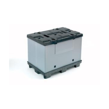 Paletten-Faltbox,895l,HxLxB 1000x1200x1000mm,PP/PE,9 Füße