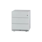 Rollcontainer, HxBxT 495x420x565mm, 3 Schublade(n), m. Griffleiste