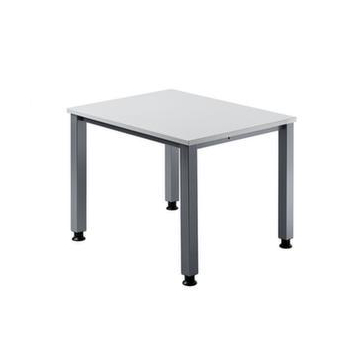 Höhenverstellbarer Schreibtisch,HxBxT 685-810x800x800mm,Platte lichtgrau