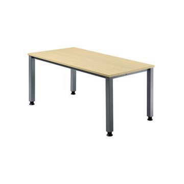 Höhenverstellbarer Schreibtisch,HxBxT 685-810x1600x800mm,Platte Ahorn