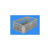 Euronorm-Stapelbehälter, HxLxB 200x600x400mm, PE, grau