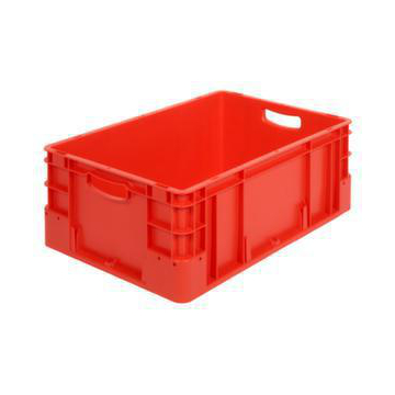 Stapelbehälter, HxLxB 220x600x400mm, 40l, PP, rot, Wände geschlossen