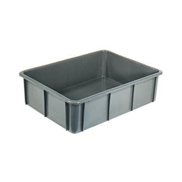 Stapelbehälter, HxLxB 220x800x600mm, 80l, PE, grau, Wände geschlossen