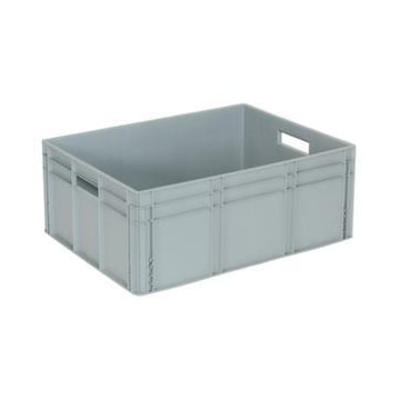 Euronorm-Stapelbehälter, HxLxB 320x800x600mm, 130l, PP, grau
