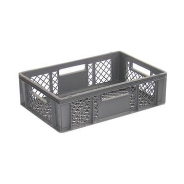Euronorm-Stapelbehälter, HxLxB 170x600x400mm, 33l, PP, grau