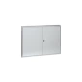 Schlüsselschrank, 100 Haken, HxBxT 550x730x80mm, Korpus RAL7035