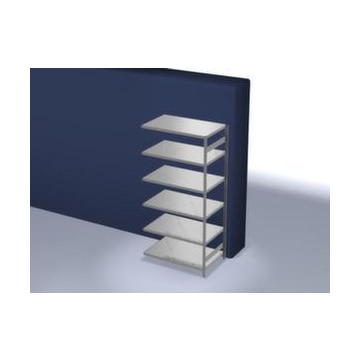 Systemregal, Anbaufeld, HxBxT 2500x1310x835mm, Fachl. 330kg, 6xStahlboden