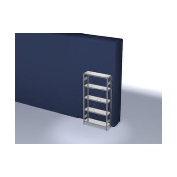 Systemregal, Grundfeld, HxBxT 2000x1060x335mm, Fachl. 150kg, 5xStahlboden