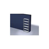 Systemregal, Grundfeld, HxBxT 2500x1060x335mm, Fachl. 150kg, 6xStahlboden