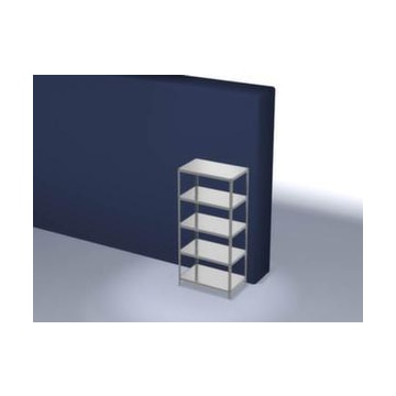 Lagerregal,Grundfeld,HxBxT 2000x1000x600mm,Fachlast 125kg,5xStahlboden