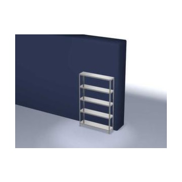 Lagerregal,Grundfeld,HxBxT 2000x1300x300mm,Fachlast 125kg,5xStahlboden