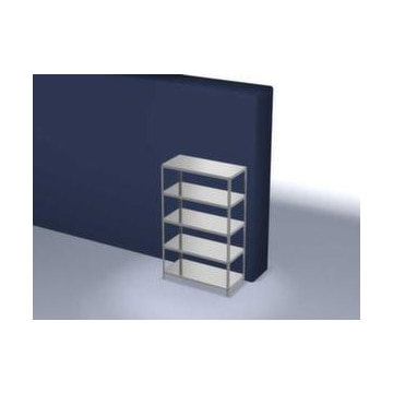Lagerregal,Grundfeld,HxBxT 2000x1300x600mm,Fachlast 125kg,5xStahlboden