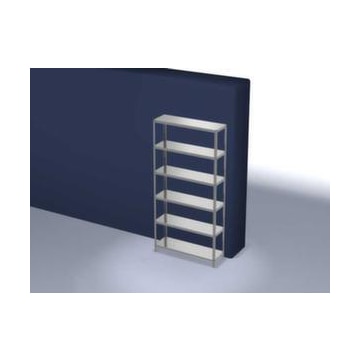 Lagerregal,Grundfeld,HxBxT 2500x1300x400mm,Fachlast 125kg,6xStahlboden
