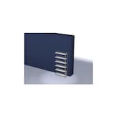 Aktenregal, Anbaufeld, HxBxT 2000x1010x335mm, Fachlast 60kg, 6xStahlboden
