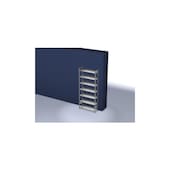 Aktenregal, Grundfeld, HxBxT 2350x1060x335mm, Fachlast 60kg, 7xStahlboden