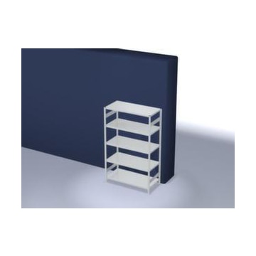 Systemregal, Grundfeld, HxBxT 2000x1360x635mm, Fachl. 240kg, 5xStahlboden