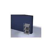 Schrägbodenregal, Grundfeld, HxBxT 2000x1060x500mm, Feldl. 300kg