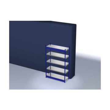 Systemregal, Grundfeld, HxBxT 2000x1360x500mm, Fachl. 200kg, 5xStahlboden