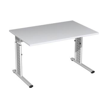 Höhenverstellbarer Schreibtisch,HxBxT 680-820x1200x800mm,Platte lichtgrau