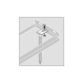 Bodenbefestigung, f. Fahrradständer