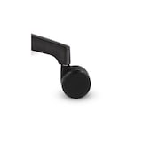 Bürostuhlrollen, f. alle Hartböden, schwarz, Ø 60mm, Gehäuse schwarz
