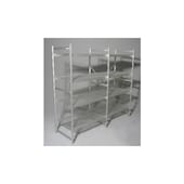 Lebensmittelregal, Grundfeld, HxBxT 1800x1000x600mm, Fachl. 150kg