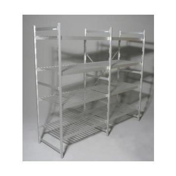 Lebensmittelregal, Anbaufeld, HxBxT 1800x975x600mm, Fachl. 150kg