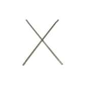 Diagonalverstrebung, f. Steckregal, f. jedes 3. Anbaufeld, Alu