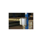 Wandgurt, m. 1 Gurt(en), Gurt L 12m, Pfosten H 215mm, Gurt gelb/schwarz