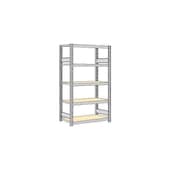 Lagerregal, Grundfeld, HxBxT 2000x1341x426mm, Fachl. 250kg, 5xHolzboden