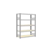 Lagerregal, Grundfeld, HxBxT 2000x1751x426mm, Fachl. 250kg, 5xHolzboden