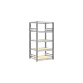 Lagerregal, Grundfeld, HxBxT 2000x1061x626mm, Fachl. 250kg, 5xHolzboden